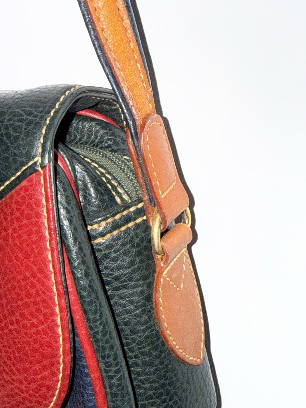 La Tour Eiffel 1887 Color-Block Pebbled Leather Crossbody Bag13