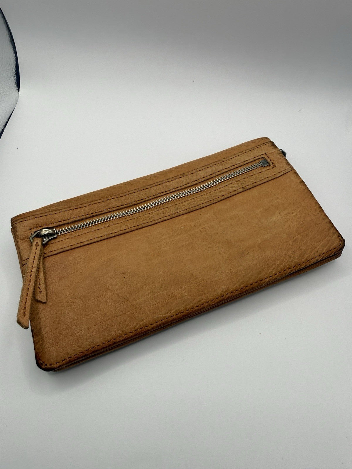 Liebeskind Berlin Genuine Leather Wallet / Clutch Tan Cognac Pre-Owned VGC4