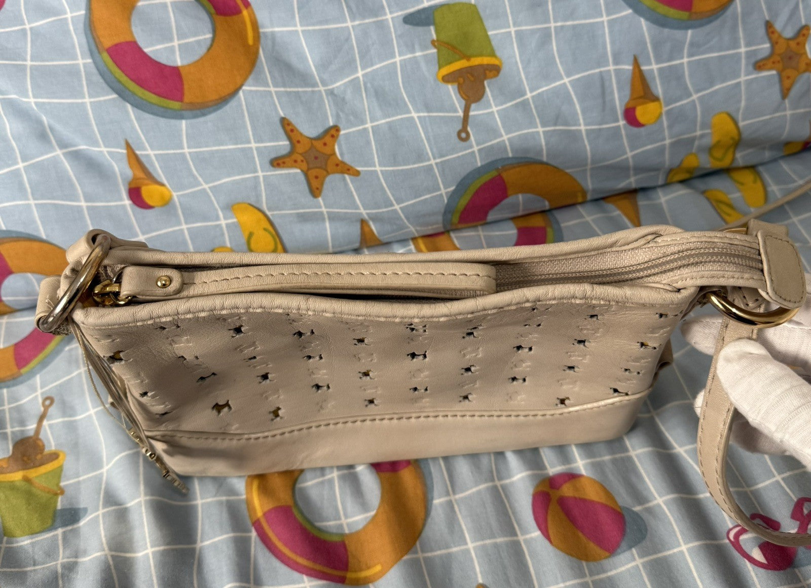 Radley Leather Crossbody Bag Cream5