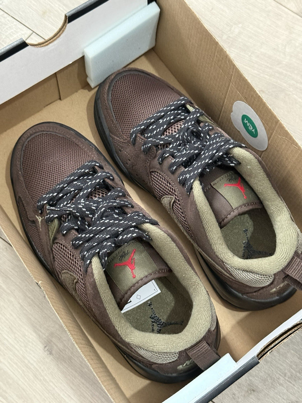 Jordan CMFT Era GS Baroque Brown Medium Olive Size UK 5.50