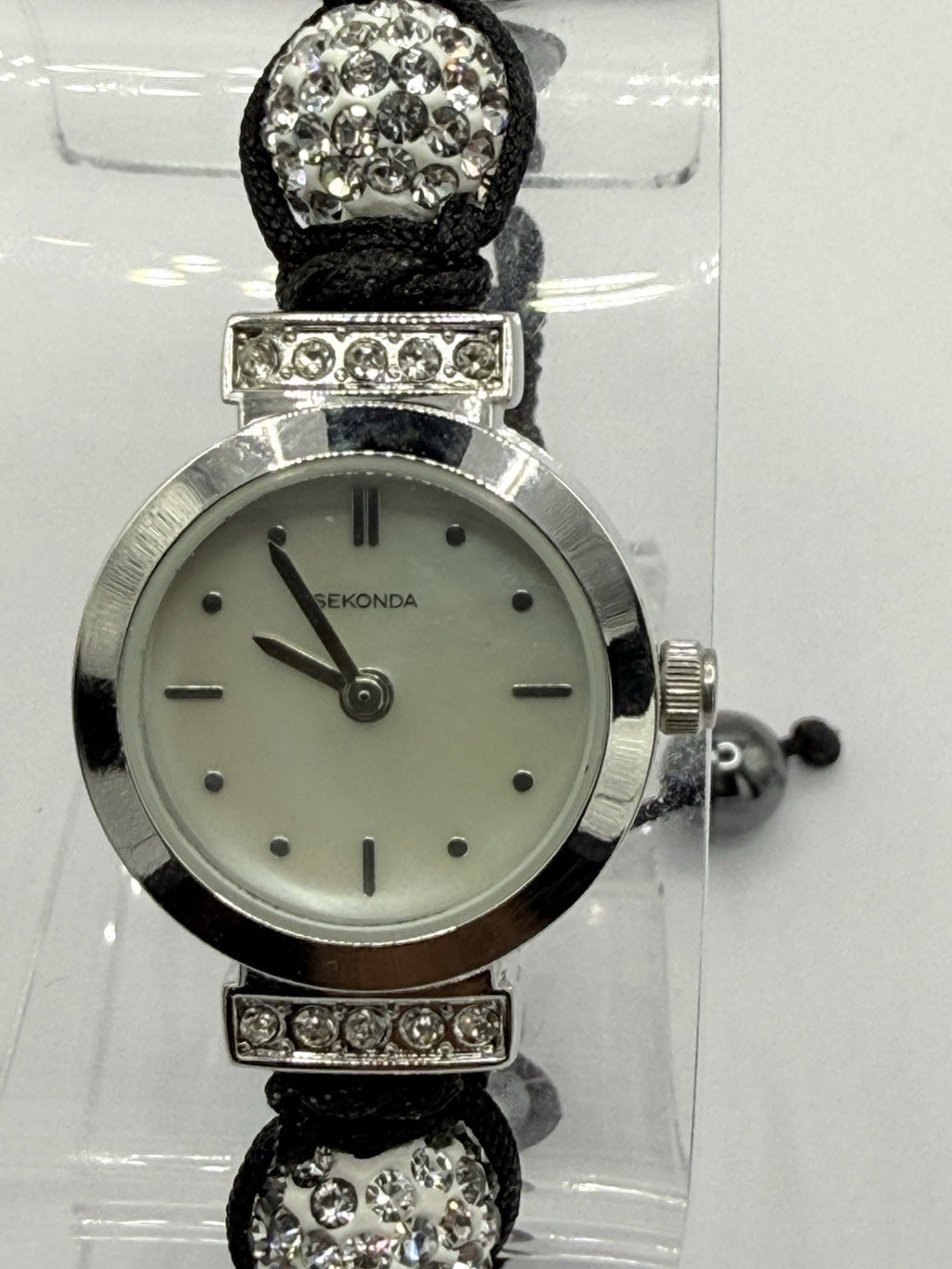 Sekonda Women's Quartz Analogue Dress Watch White Dial Cord Strap Box1
