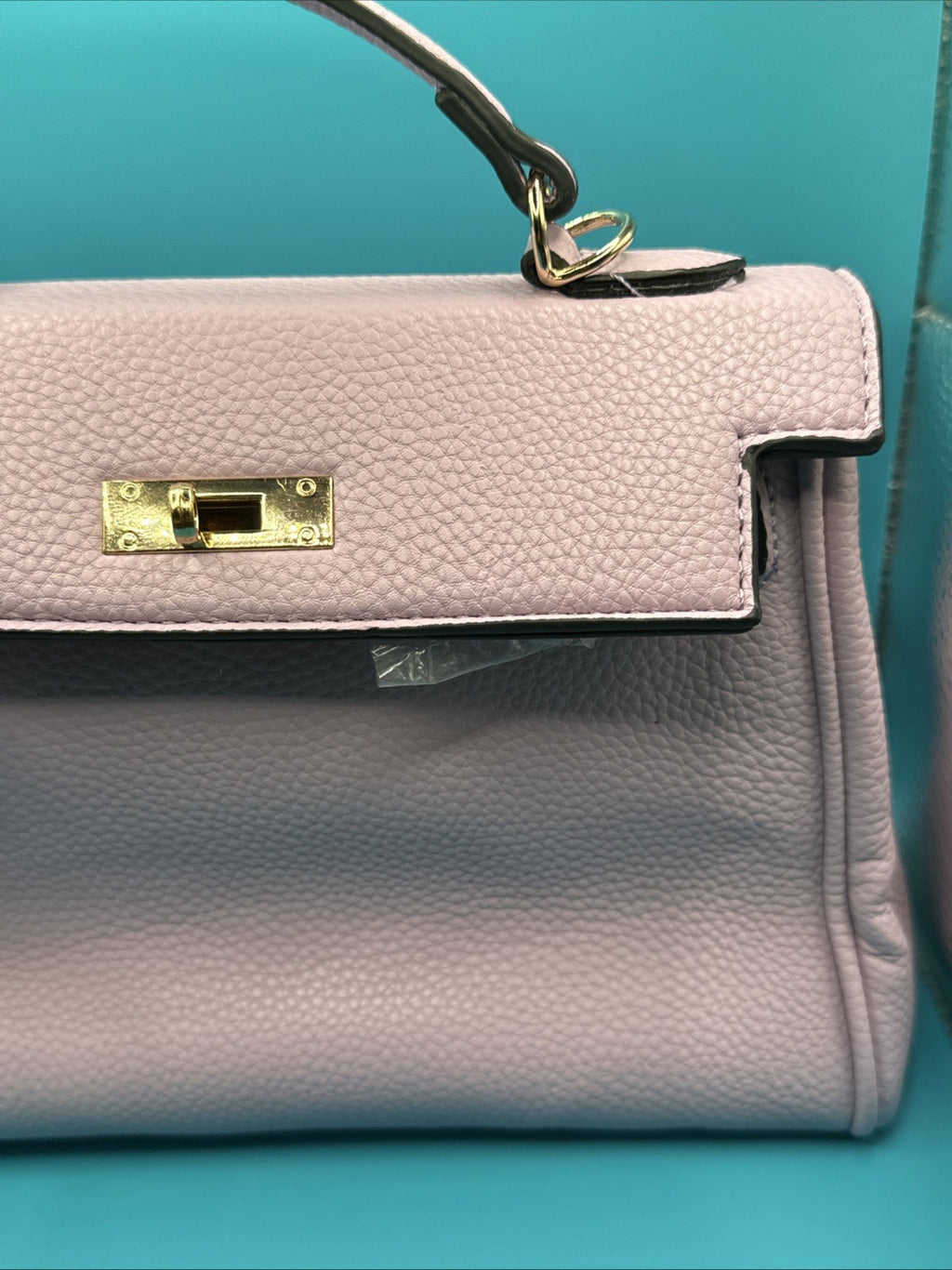 Unbranded Top Handle Satchel in Pastel Lilac Bag Shoulder Bag2