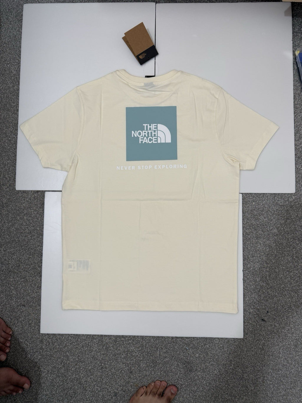 The North Face Men's NSE Box Logo T-Shirt, Size Medium0
