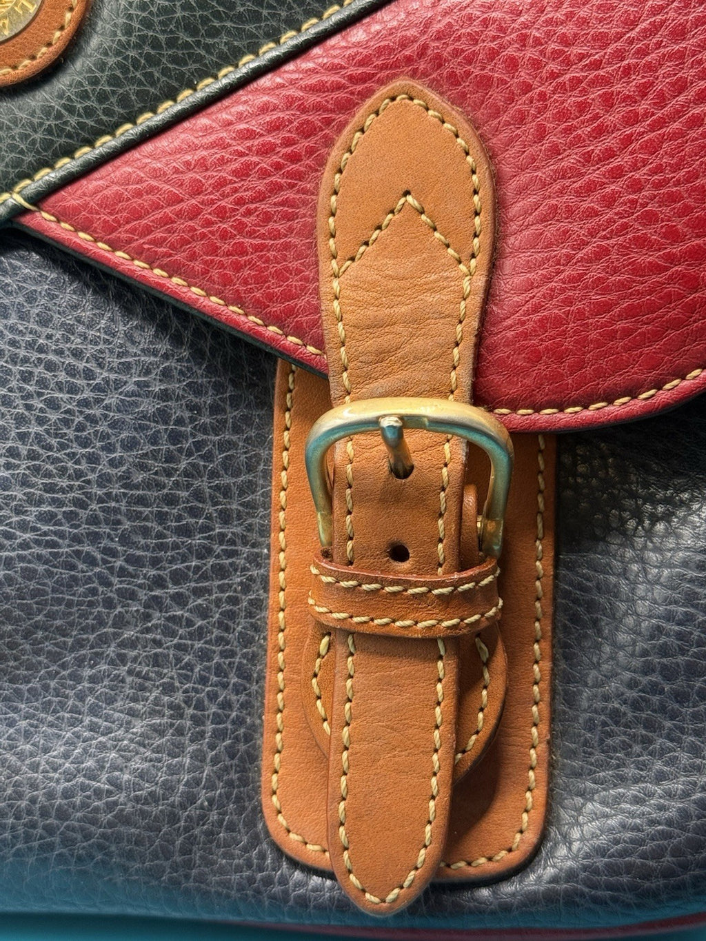 La Tour Eiffel 1887 Color-Block Pebbled Leather Crossbody Bag2