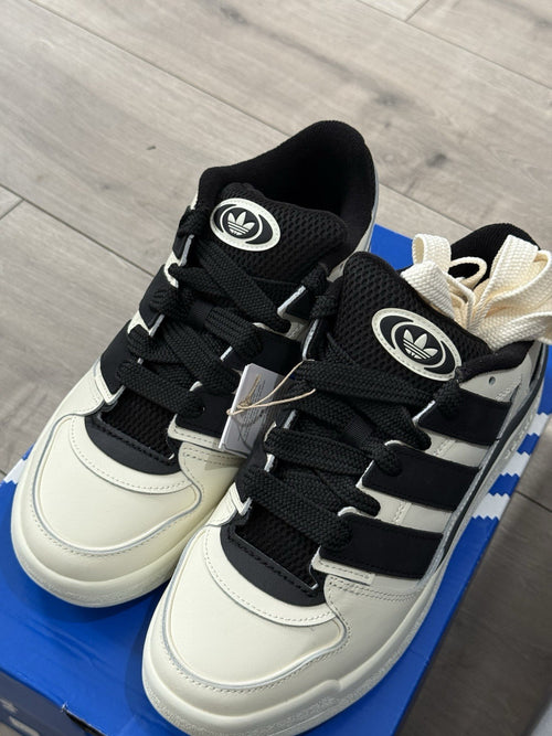 Adidas Forum2000 Off White Black JQ5241 Men's Trainers Size UK 8, Size 8.5 US1
