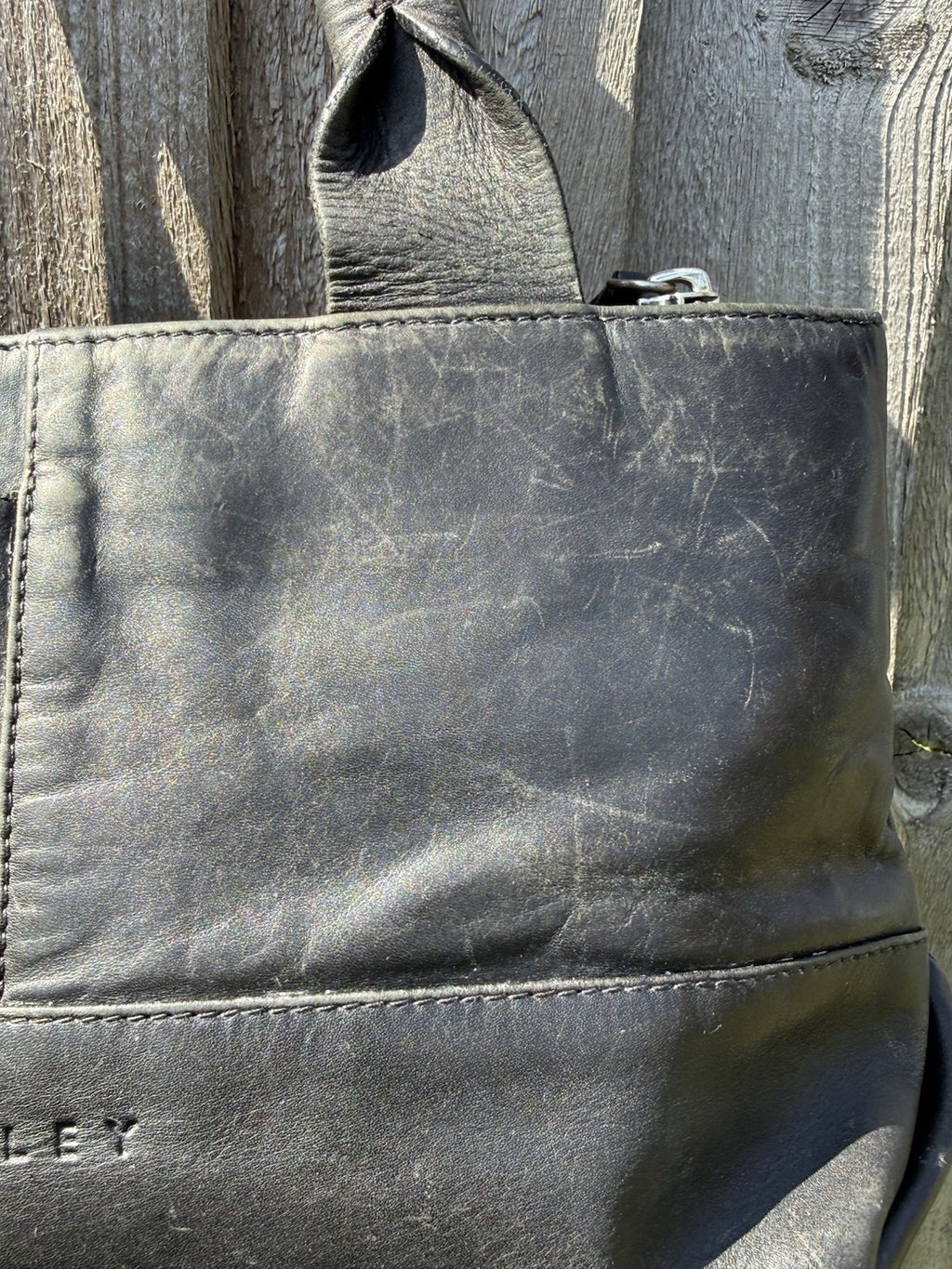 Radley London Heritage Multi-Patch Tote in BlackPebbled Leather5