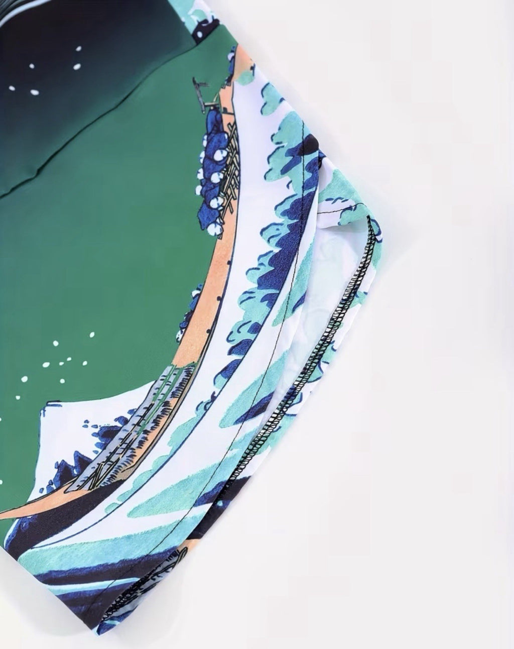 Men's Kimono Set with Carp Leaping Over the Dragon Gate Pattern7