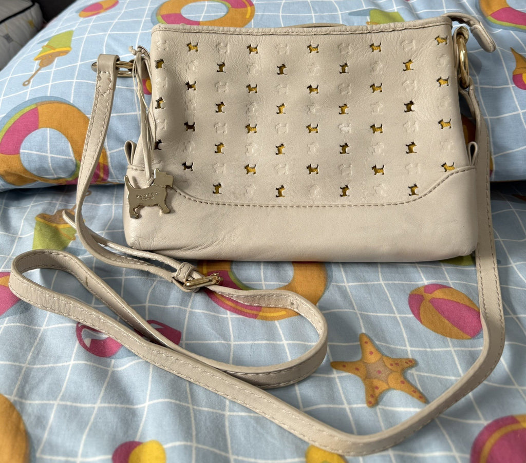 Radley Leather Crossbody Bag Cream1