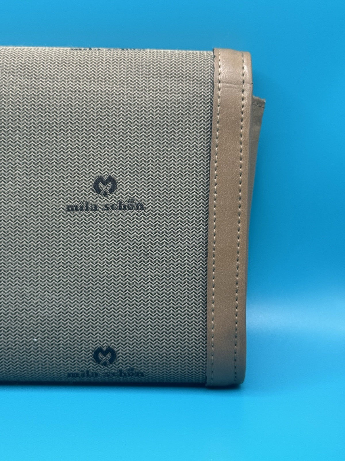 Mila Schön Logo Jacquard and Leather Continental FlapWallet-Clutch6
