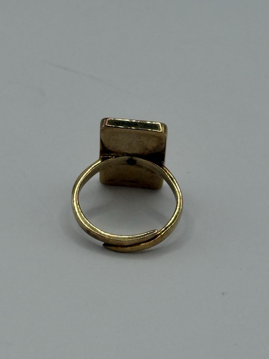 Lingot D’Amour  Women’s Silver .925 Ring Gold Plated One Size UK5