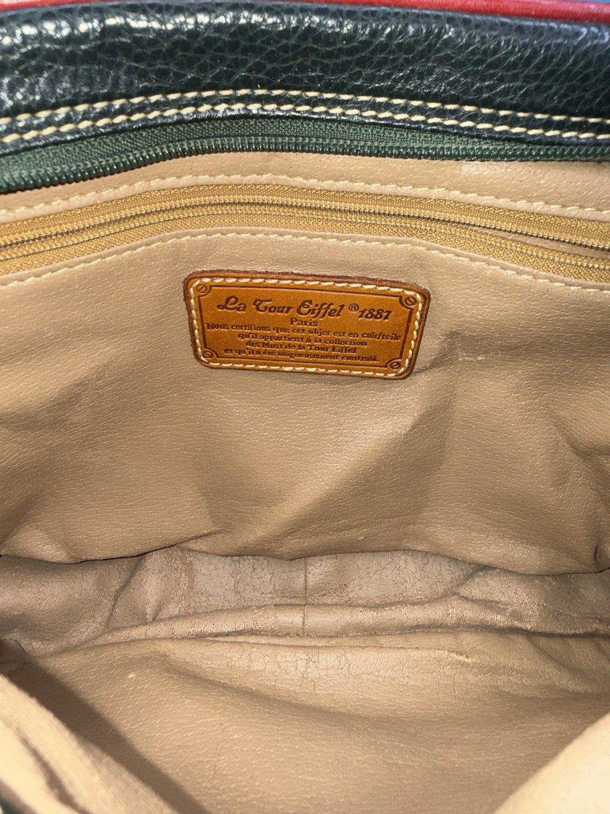 La Tour Eiffel 1887 Color-Block Pebbled Leather Crossbody Bag7