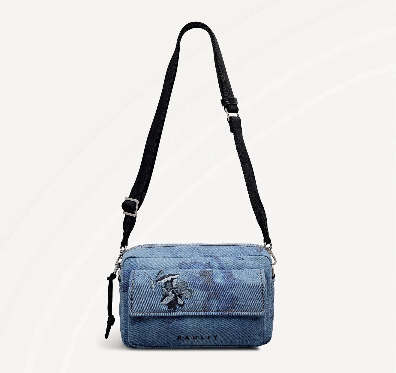 Radley Eden Row - Denim Small Ziptop Cross Body Denim0