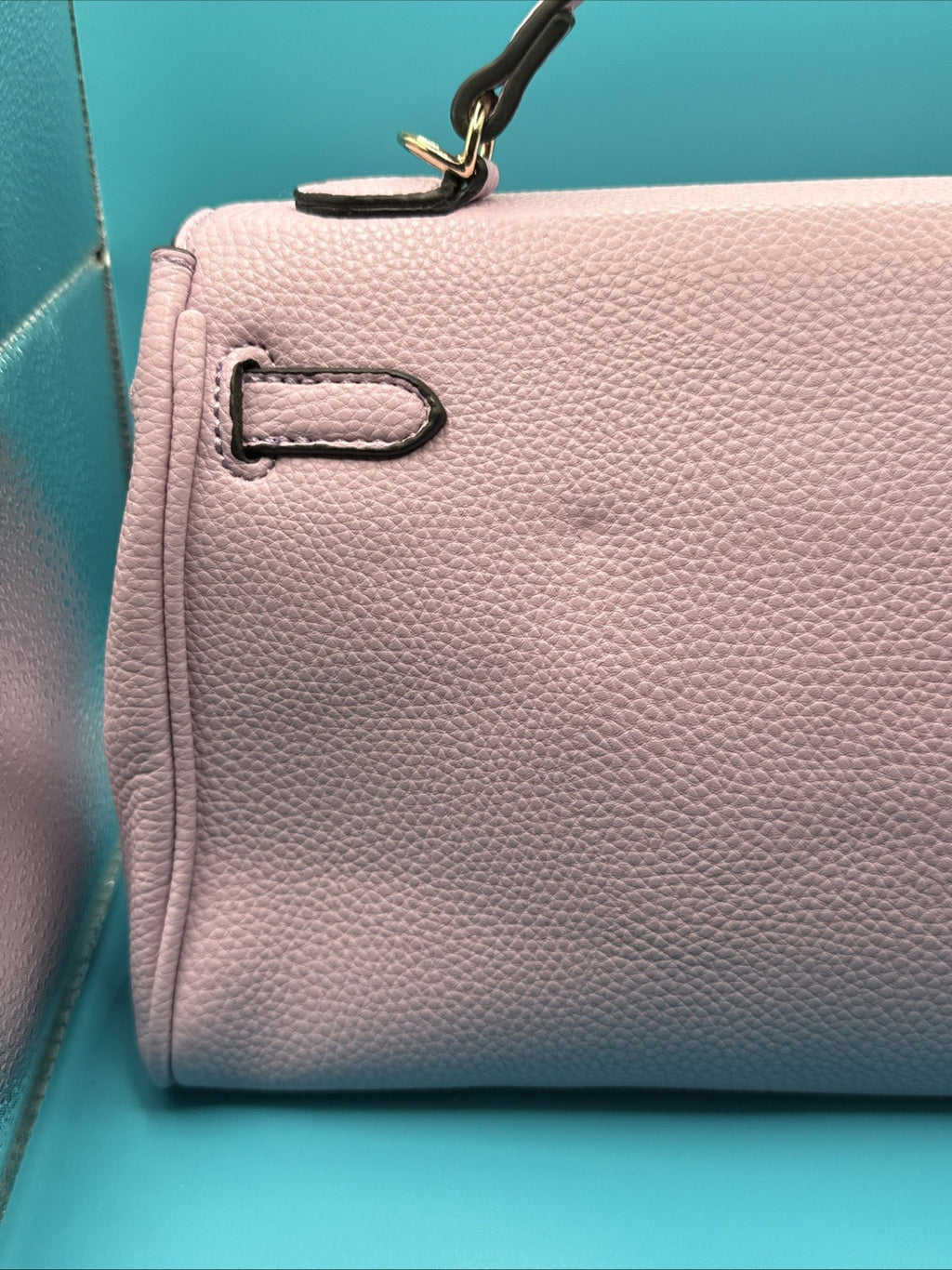Unbranded Top Handle Satchel in Pastel Lilac Bag Shoulder Bag4