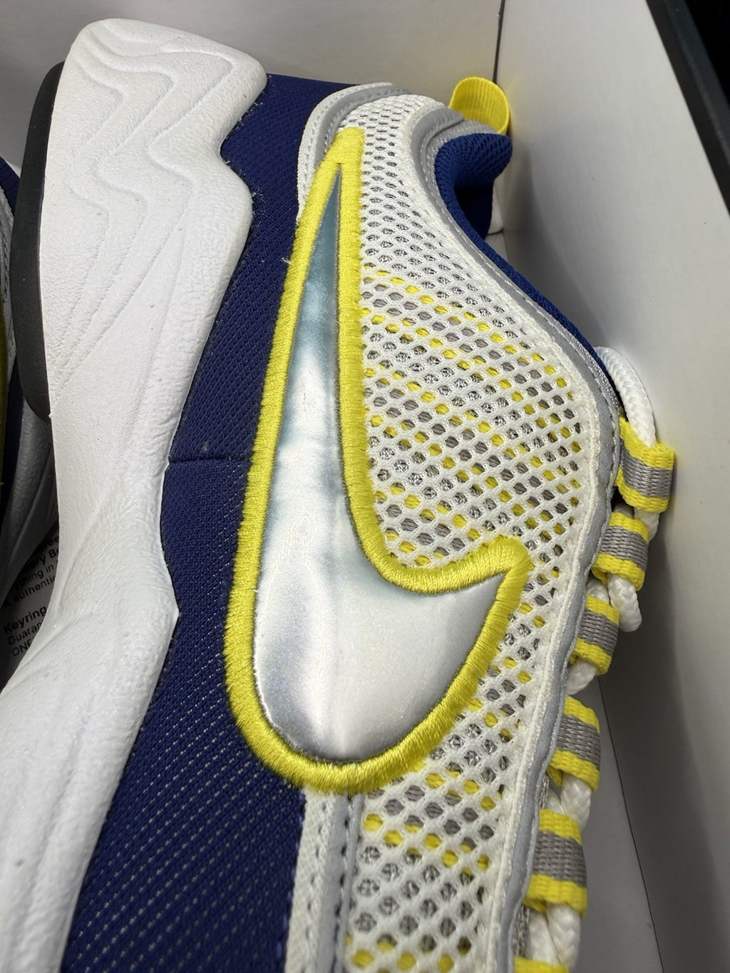 Nike Air Zoom Spiridon SP Men's Trainers UK Size 8 in White/Metallic Silver4