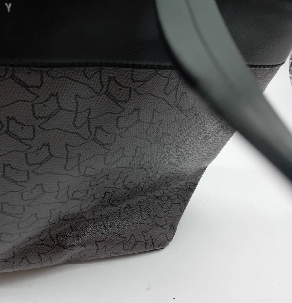 RADLEY HANDBAG Brown & Black Repeated dog design with Charm3