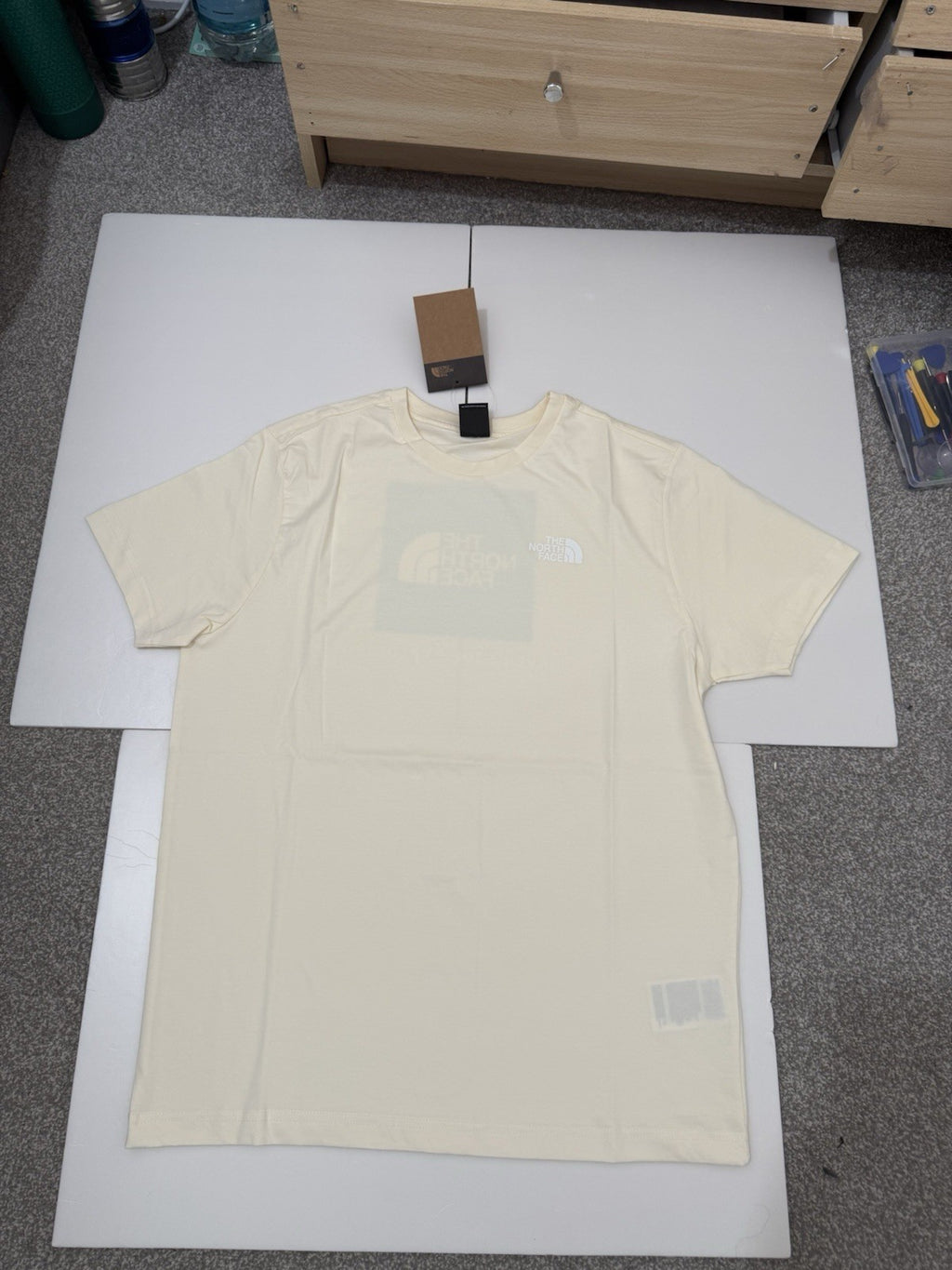 The North Face Men's NSE Box Logo T-Shirt, Size Medium1