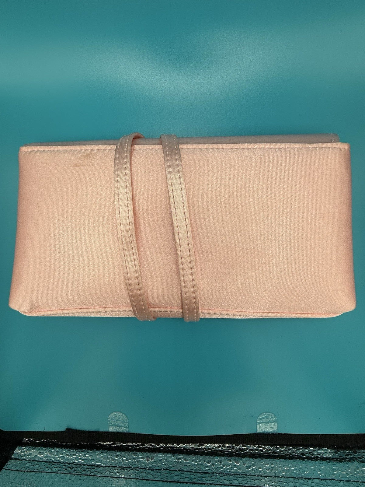 BVLGARI PARFUMS Pink Satin Clutch Bag1