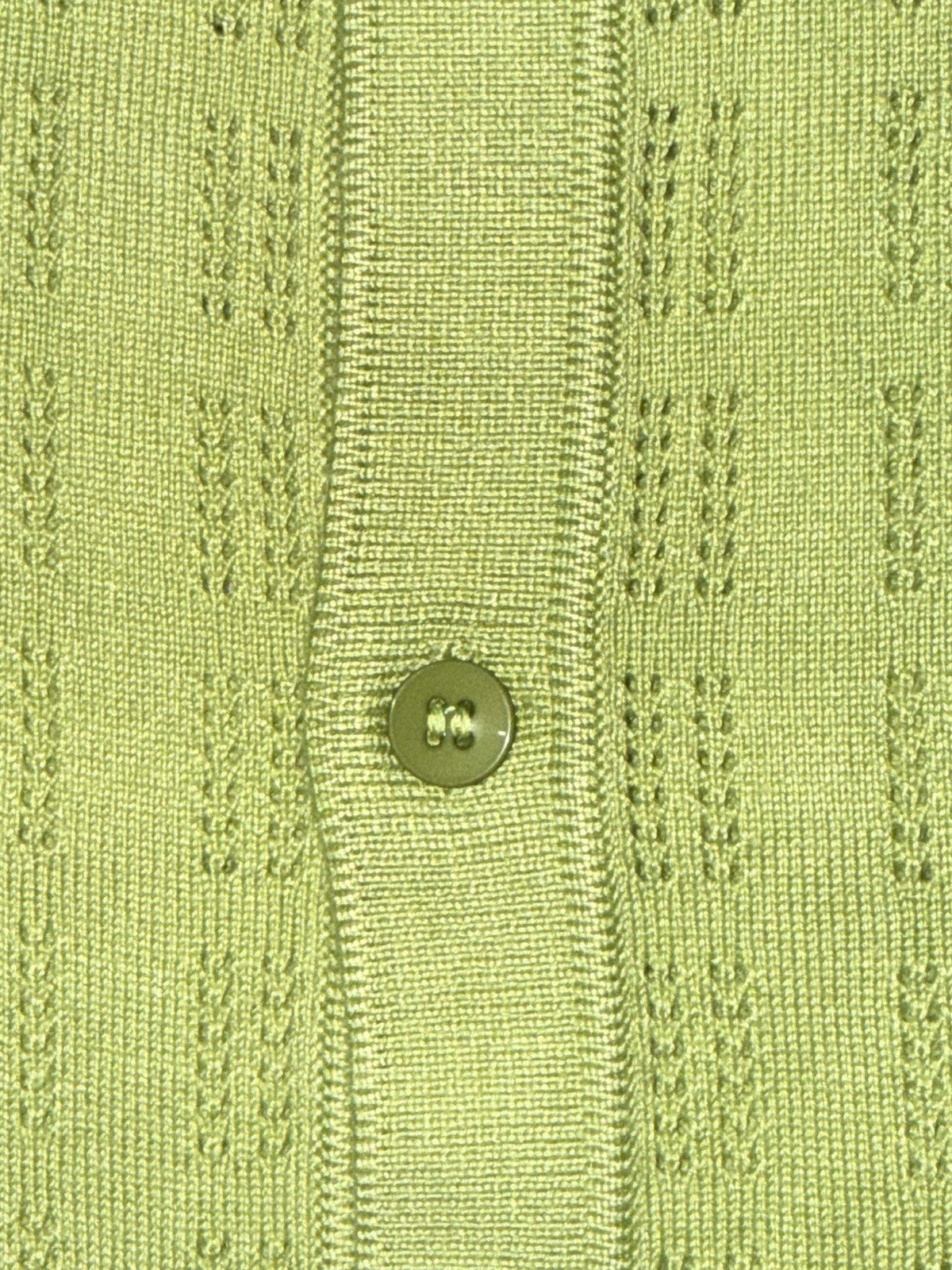 Devils Advocate Mens Knitted Scallop Edge Open Weave Short Sleeve Shirt In Green6