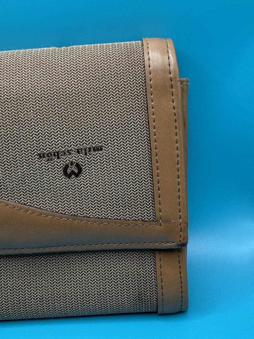 Mila Schön Logo Jacquard and Leather Continental FlapWallet-Clutch2