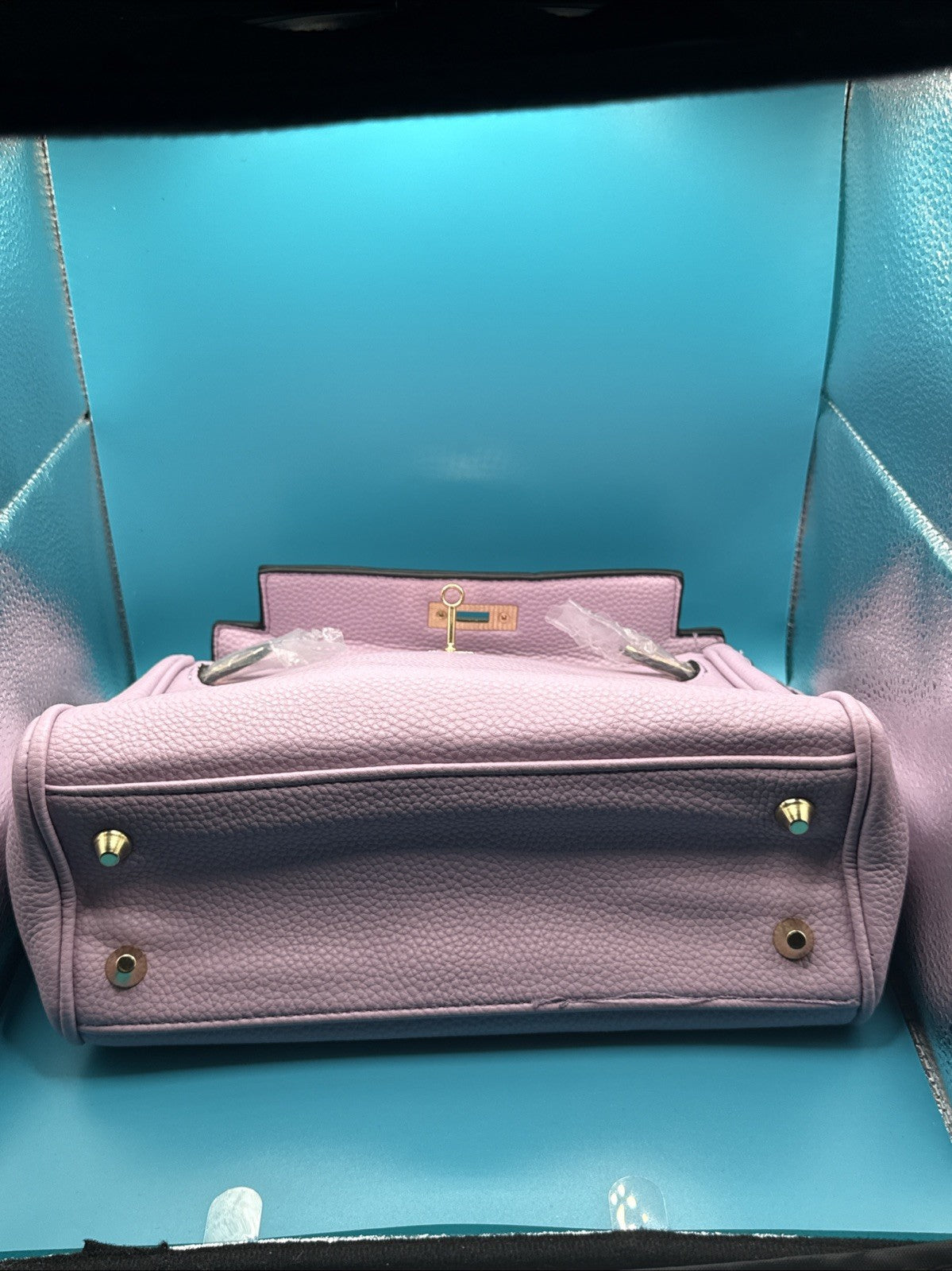 Unbranded Top Handle Satchel in Pastel Lilac Bag Shoulder Bag7