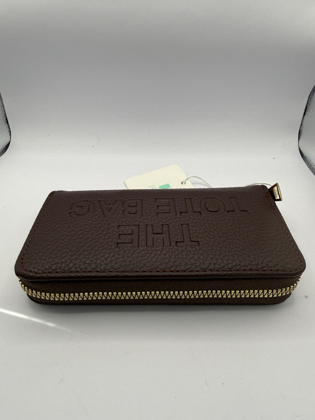 JAMIE Brown Faux Leather Women’s Zip-Around Wallet “THE TOTE BAG”2