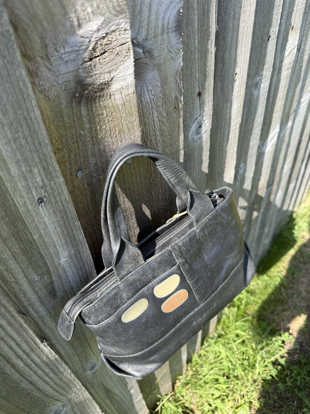 Radley London Heritage Multi-Patch Tote in BlackPebbled Leather7