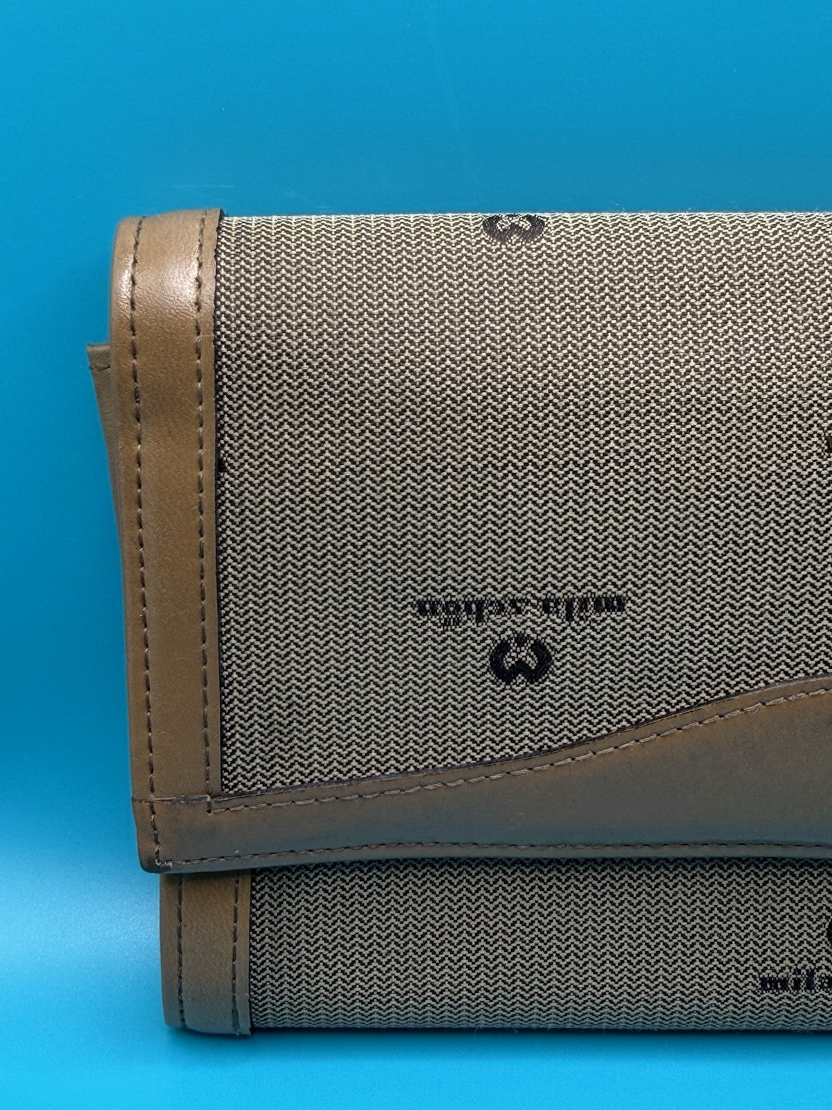 Mila Schön Logo Jacquard and Leather Continental FlapWallet-Clutch3