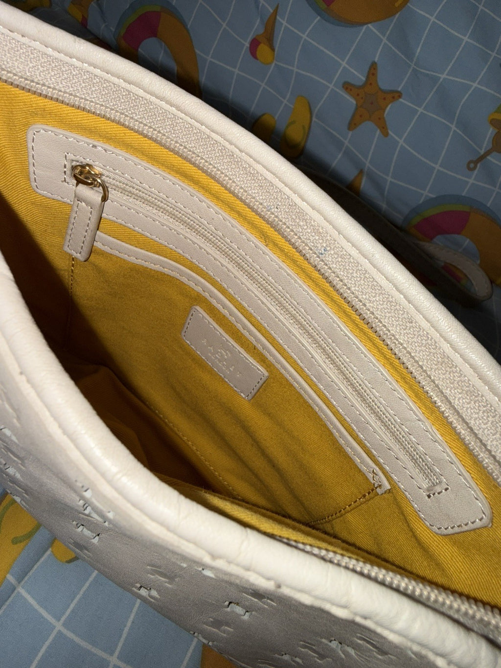 Radley Leather Crossbody Bag Cream16