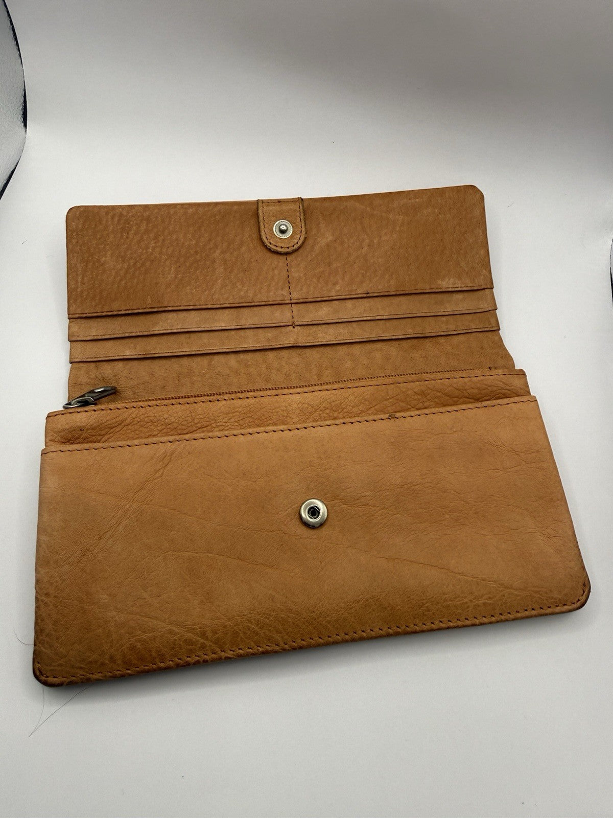 Liebeskind Berlin Genuine Leather Wallet / Clutch Tan Cognac Pre-Owned VGC2