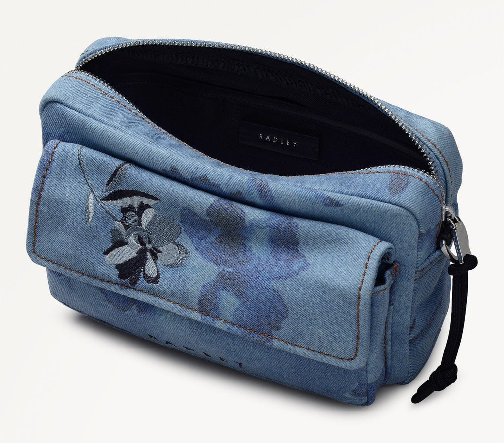 Radley Eden Row - Denim Small Ziptop Cross Body Denim3