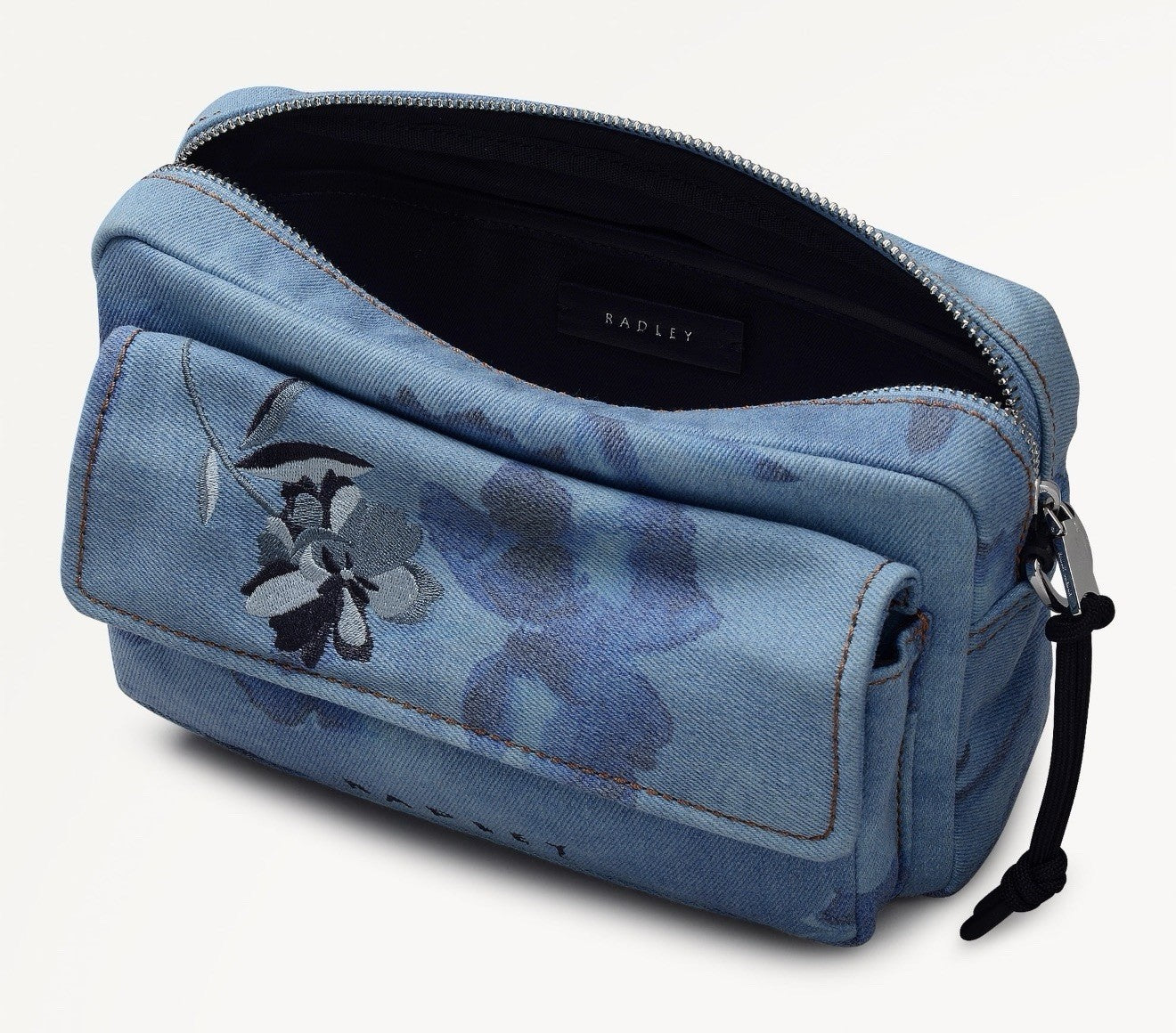 Radley Eden Row - Denim Small Ziptop Cross Body Denim3