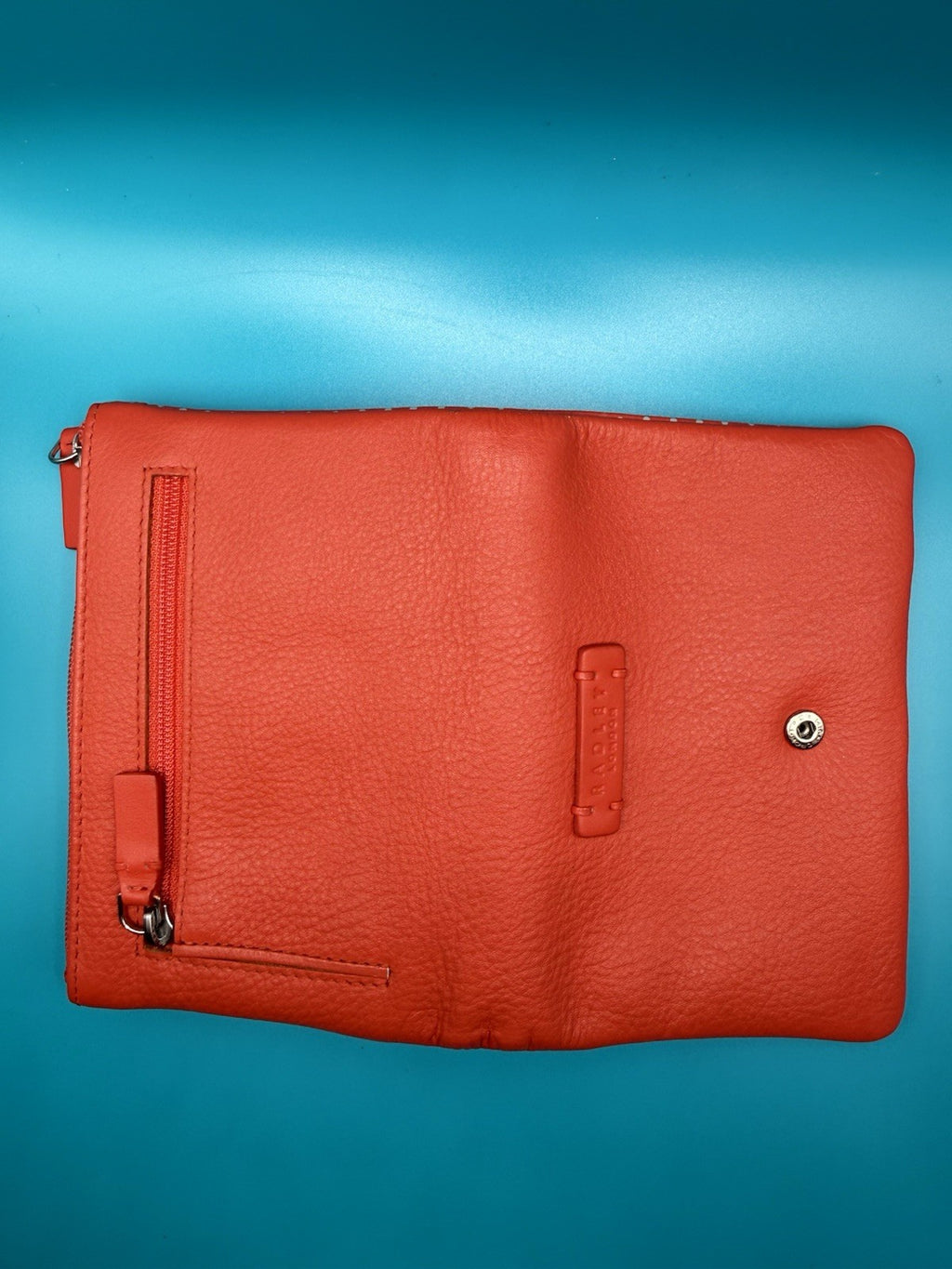 Radley London Heritage Dog Small Bifold Wallet in Red Pebbled Leather3