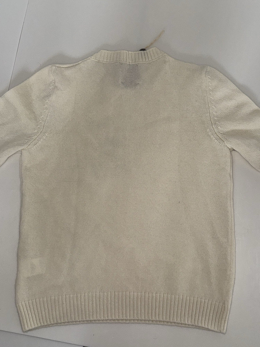 Le Lion Cancer Petite Crew Neck Jumper Size XS Beaded Sequin Lion Knit4