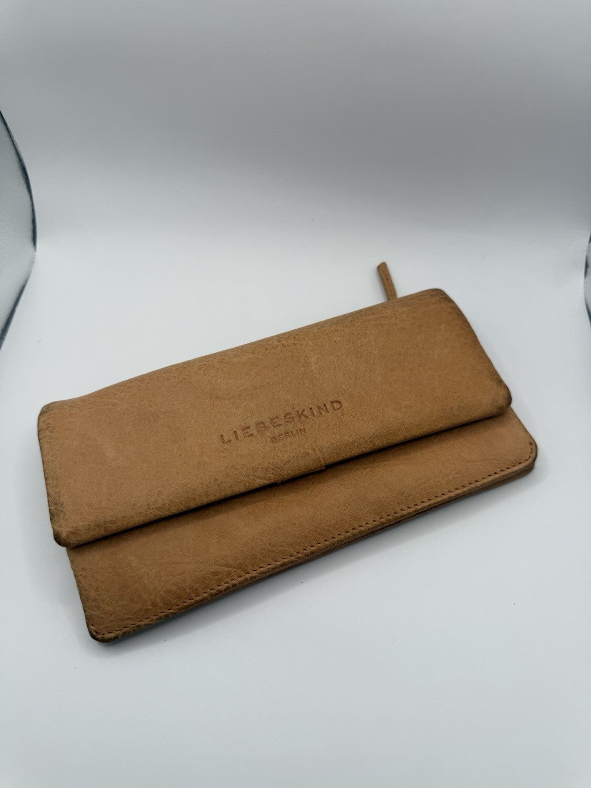 Liebeskind Berlin Genuine Leather Wallet / Clutch Tan Cognac Pre-Owned VGC1