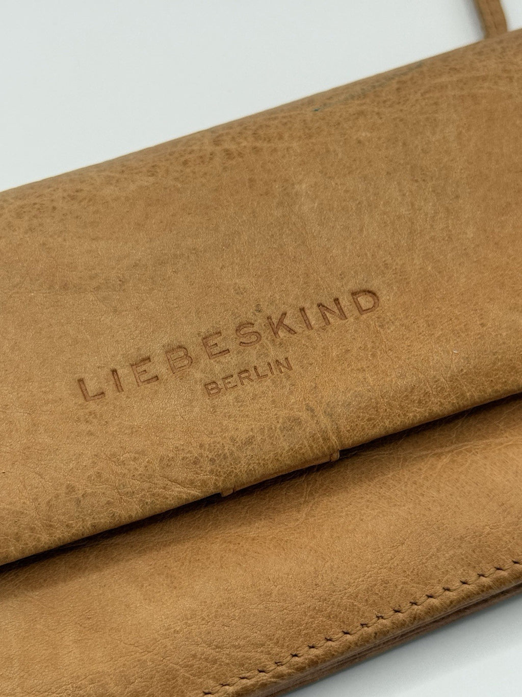 Liebeskind Berlin Genuine Leather Wallet / Clutch Tan Cognac Pre-Owned VGC0