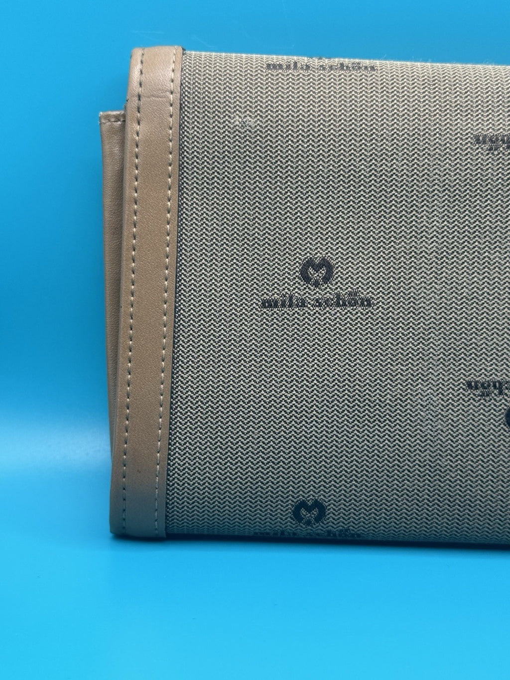 Mila Schön Logo Jacquard and Leather Continental FlapWallet-Clutch5