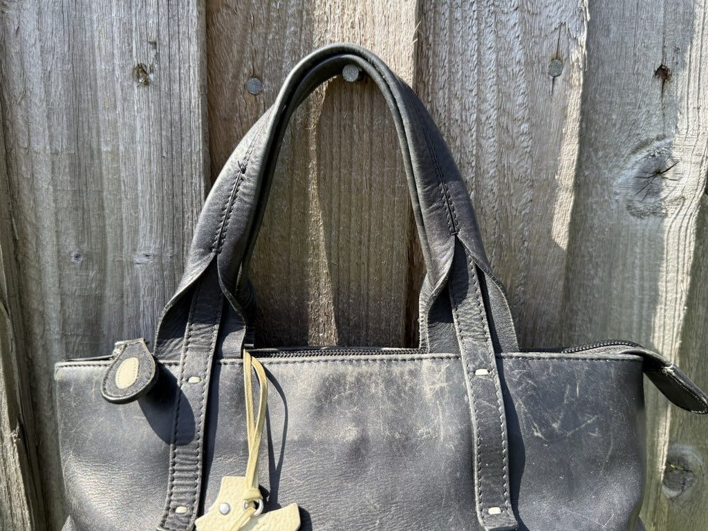 Radley London Heritage Multi-Patch Tote in BlackPebbled Leather2