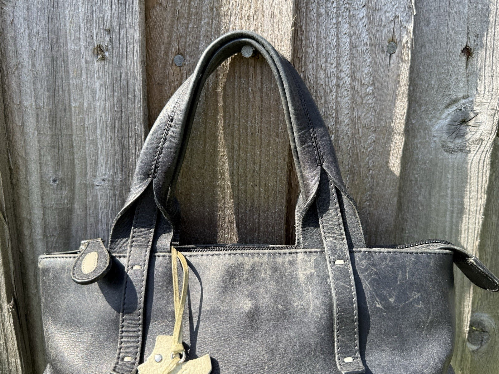 Radley London Heritage Multi-Patch Tote in BlackPebbled Leather2