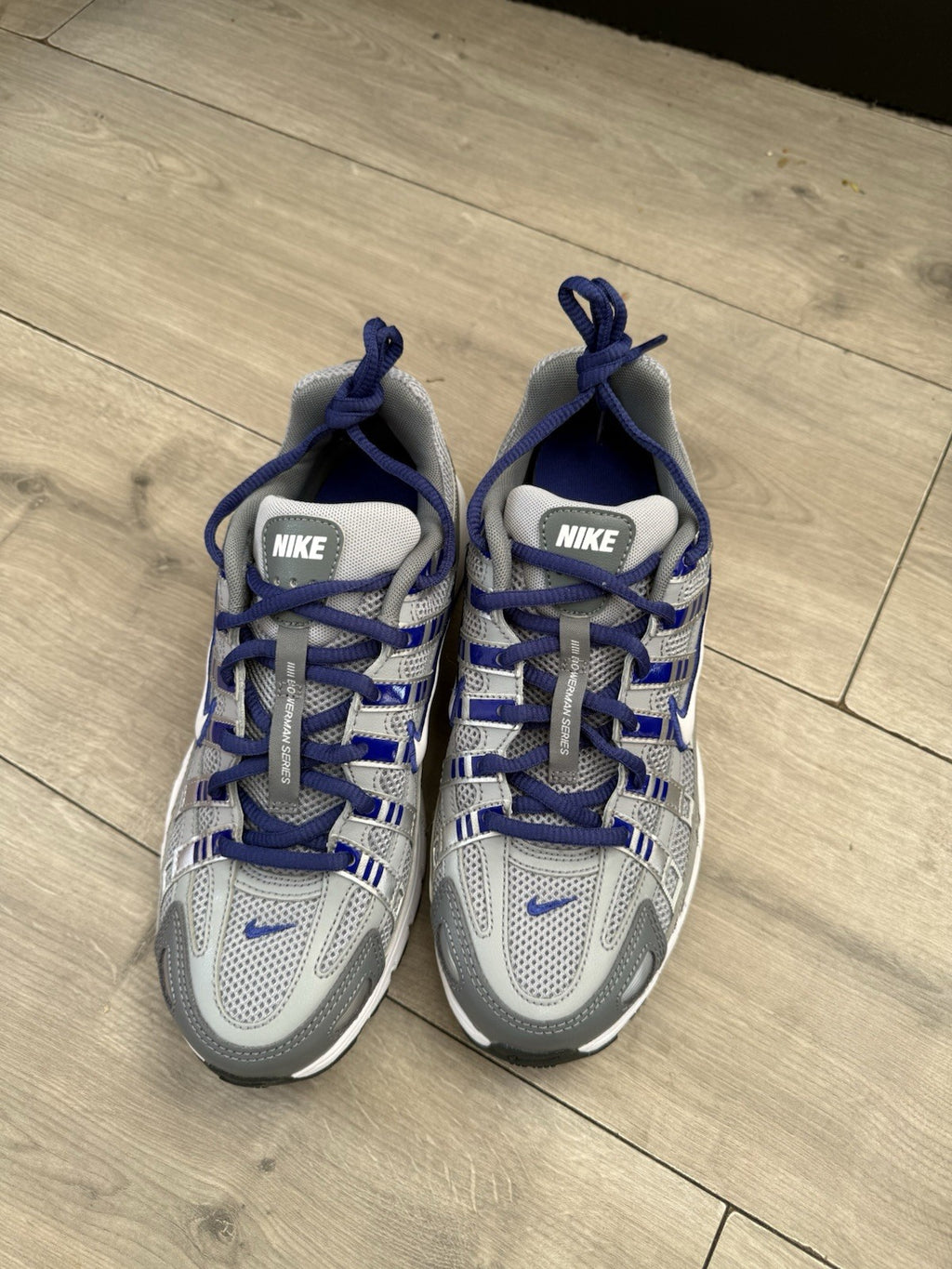 Nike P-6000 GS Wolf Grey/White-Deep Night Size UK 5.53