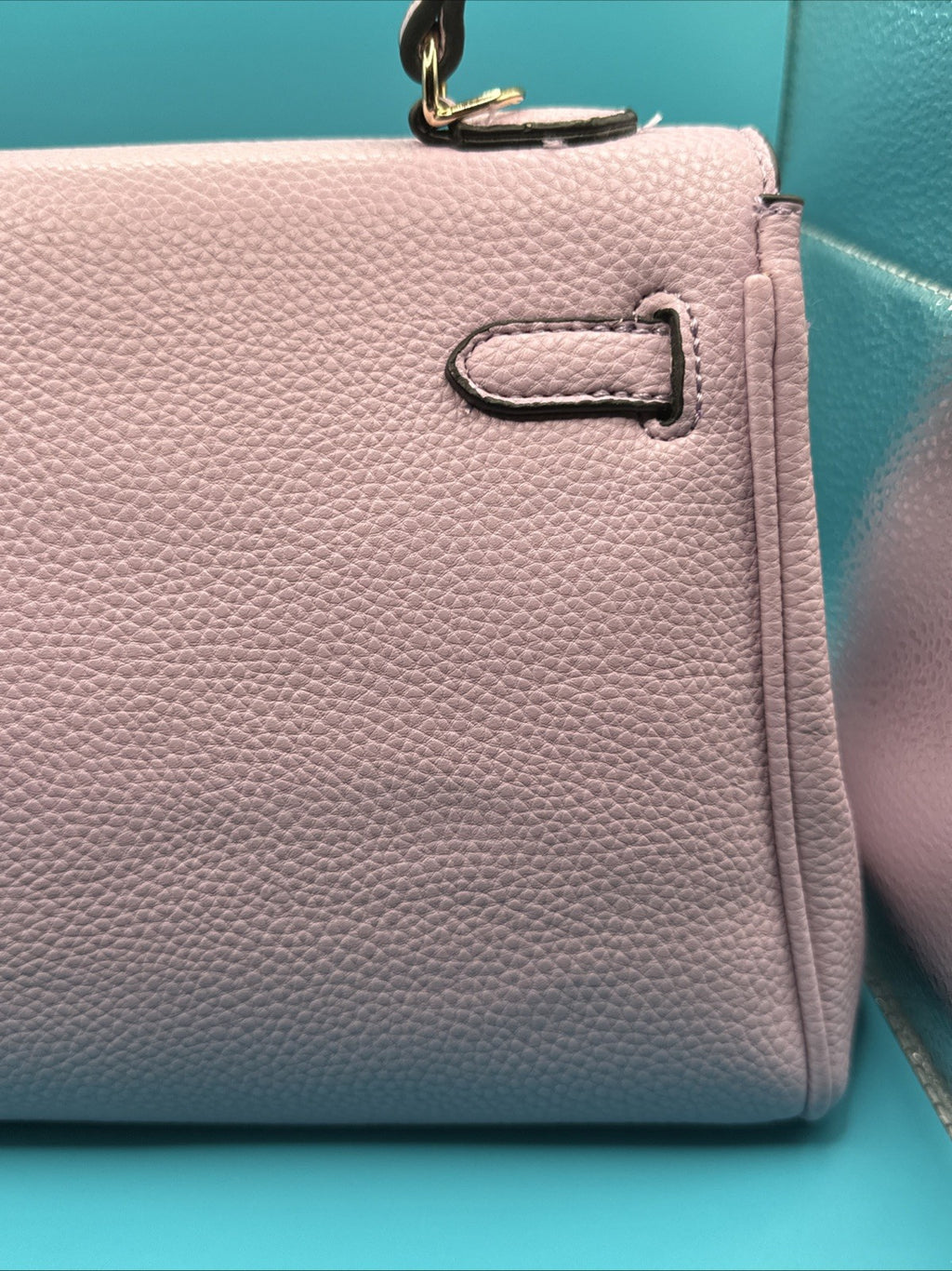 Unbranded Top Handle Satchel in Pastel Lilac Bag Shoulder Bag5