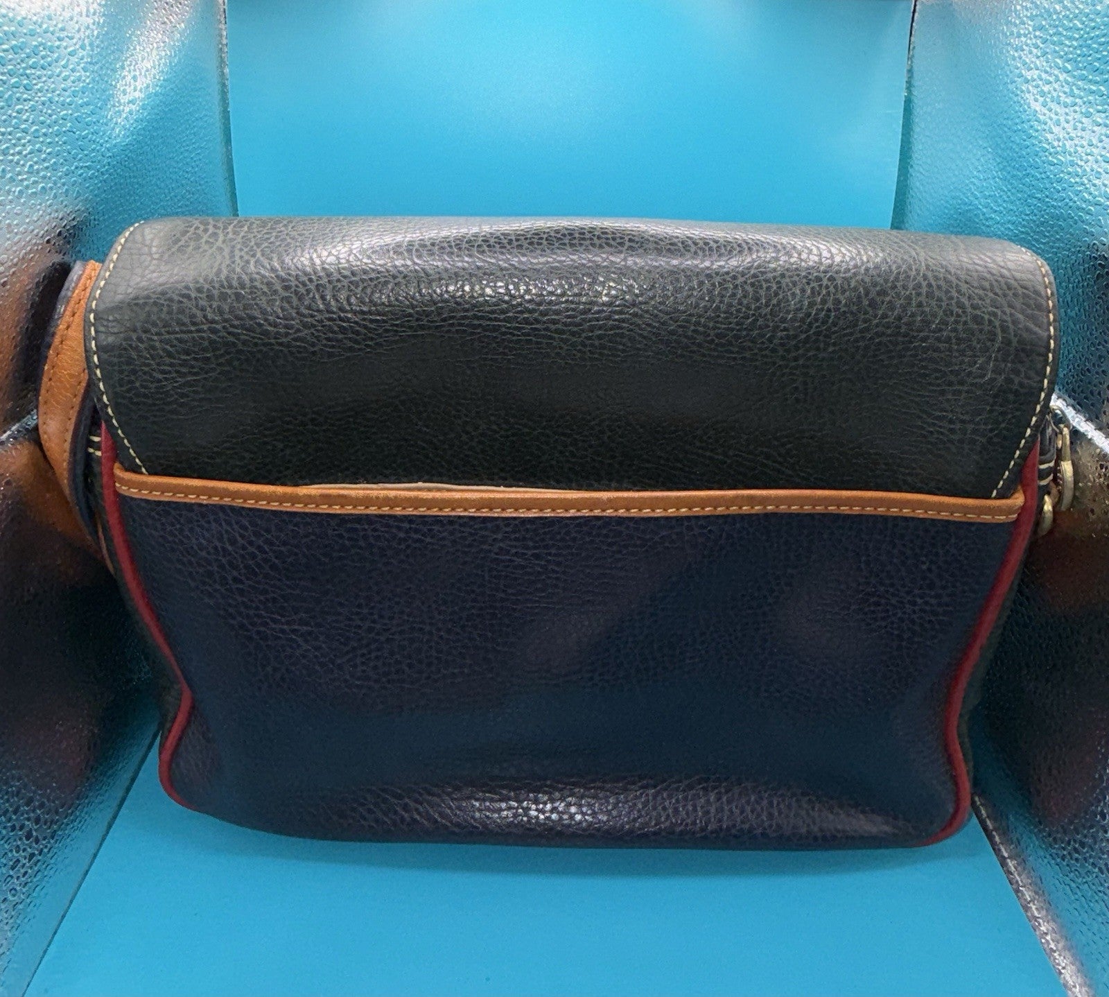 La Tour Eiffel 1887 Color-Block Pebbled Leather Crossbody Bag10