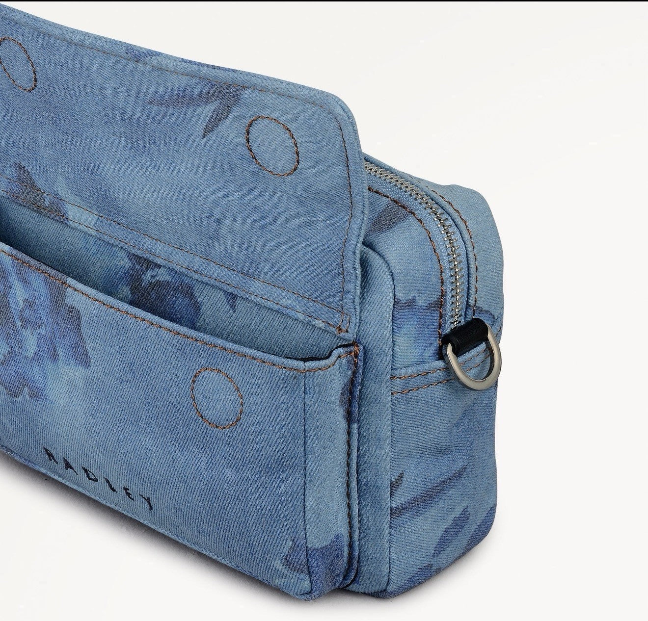 Radley Eden Row - Denim Small Ziptop Cross Body Denim4