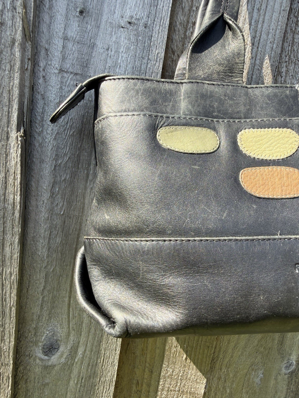 Radley London Heritage Multi-Patch Tote in BlackPebbled Leather4