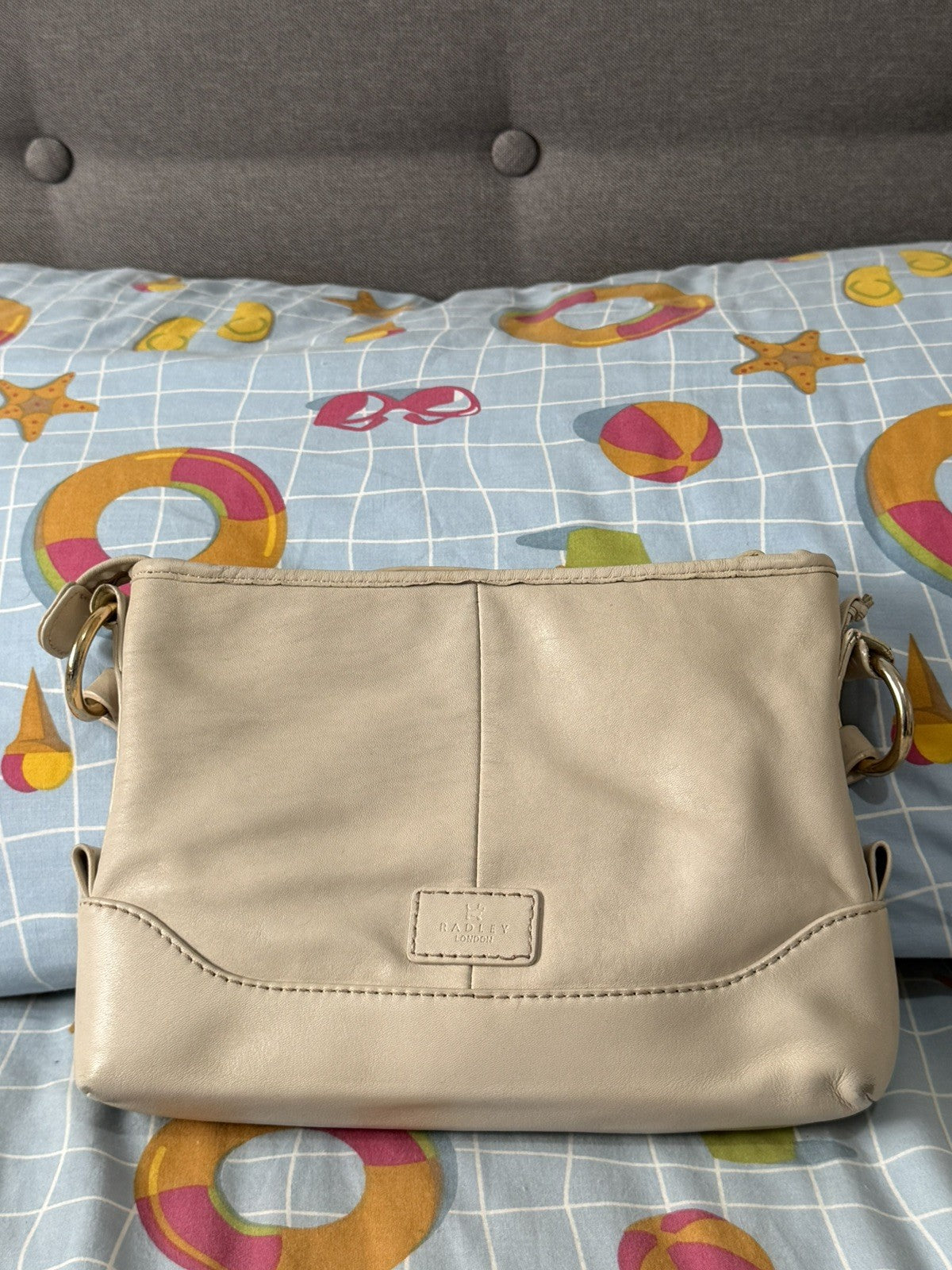Radley Leather Crossbody Bag Cream6