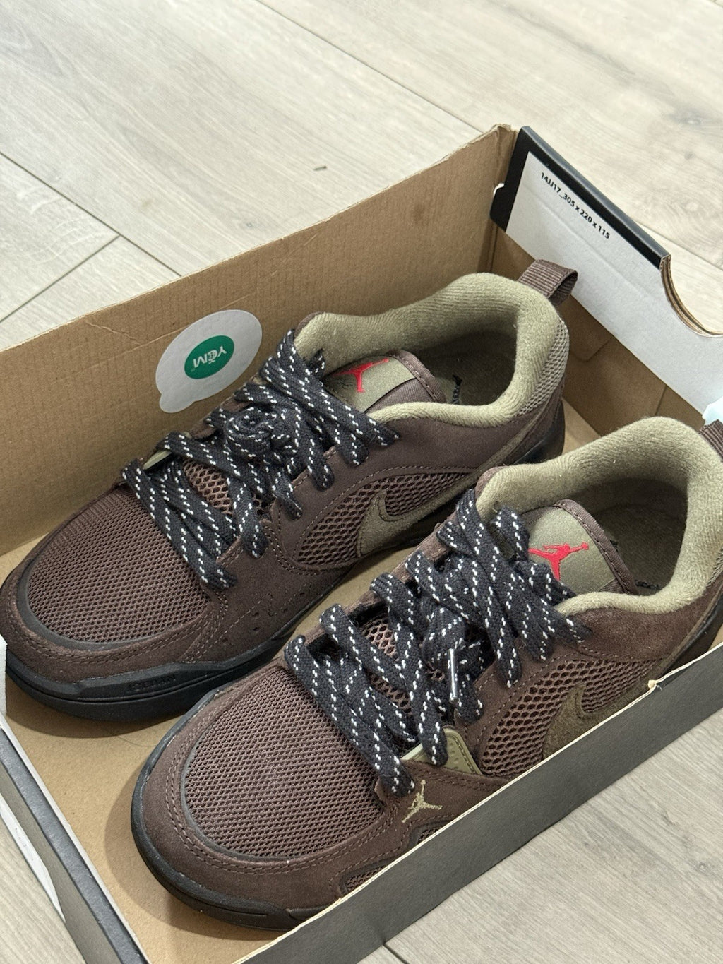 Jordan CMFT Era GS Baroque Brown Medium Olive Size UK 5.51